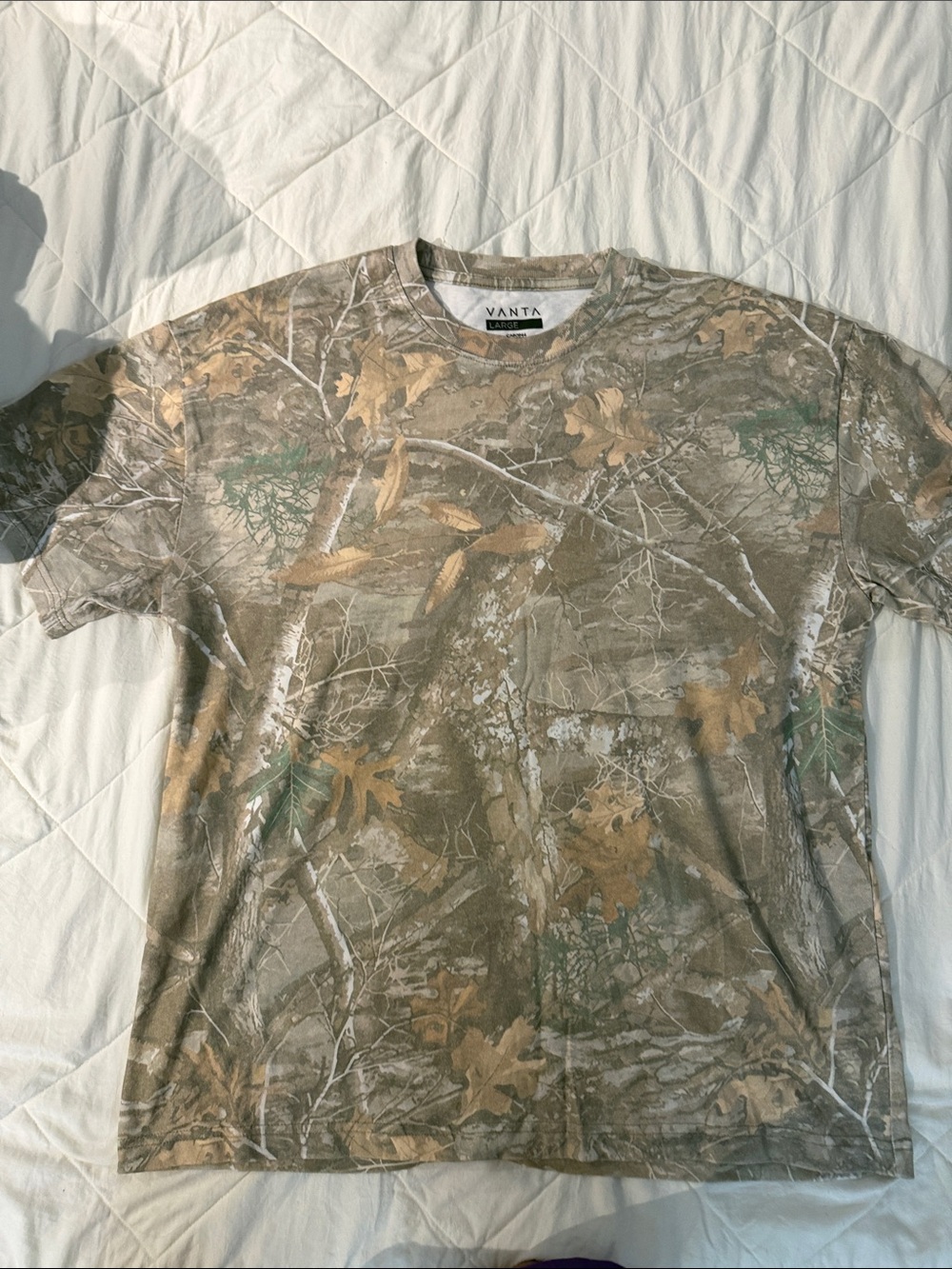 Men's Camouflage Short Sleeve Tee - Brown/Green